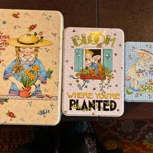 Mary Englebreit NWT set of 3 tins